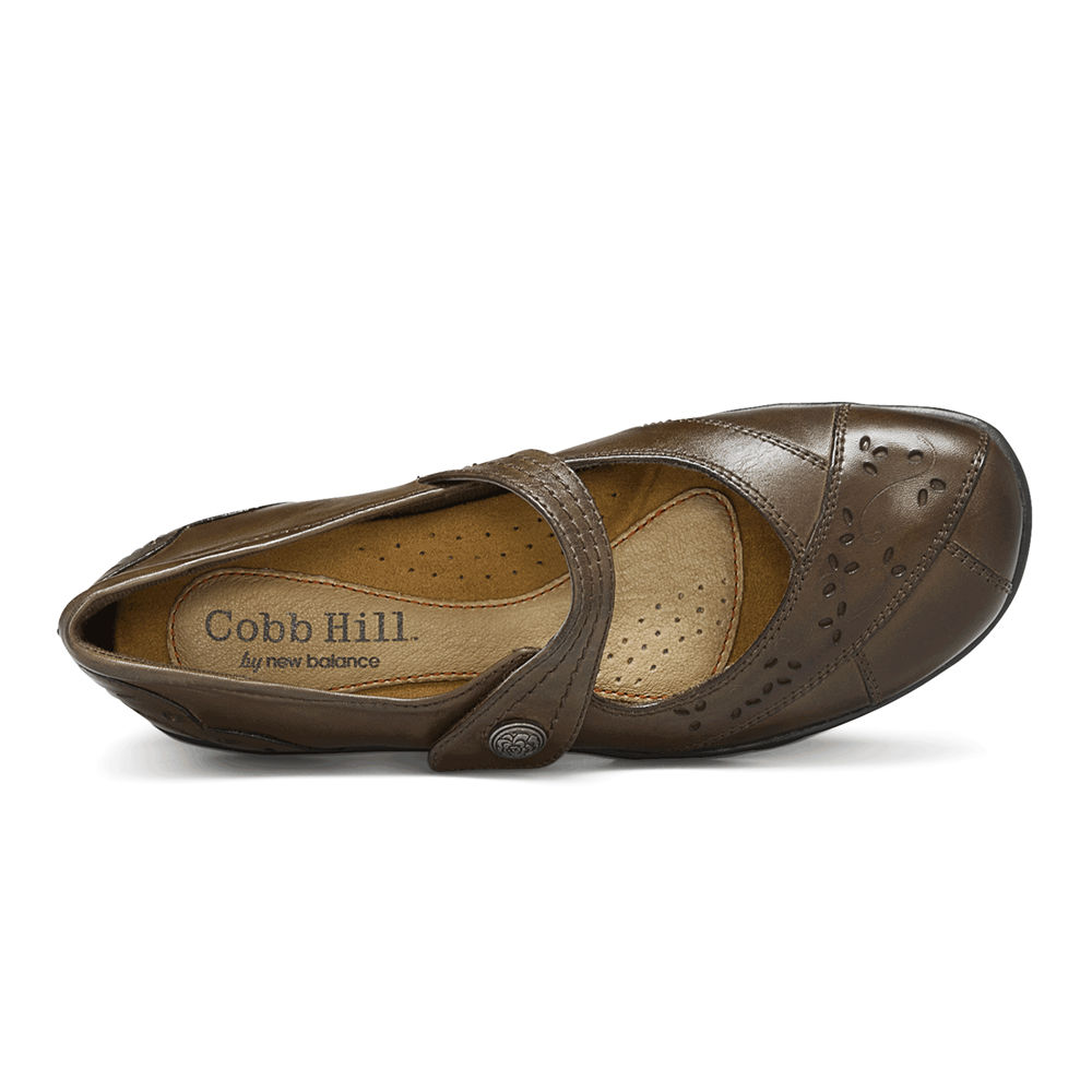 Rockport Flats Sko Dame Brune - Cobb Hill Petra Mary Jane - CUBP10897